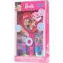 Barbie - Townley Girl - Juego de 2 bálsamos labiales con espejo iluminado, pinzas para el pelo y anillos