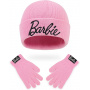 Barbie - Gorro para niño y niña, color rosa