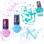 Barbie - Esmalte de uñas de secado rápido Juego de maquillaje de actividades para niñas Townley Girl- No tóxico
