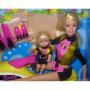 Muñecas Barbie y Kelly Salpicaduras de mar