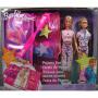 Muñecas Barbie y Skipper pijamas divertidos con bolsa