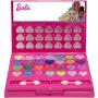 Barbie - kit set belleza Townley Girl con pinceles, 28 sombras de ojos, 6 brillos de labios y 4 rubores Set de maquillaje para niñas pequeñas