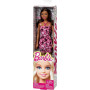 Muñeca Barbie básica con vestido de diamantes y corazones AA