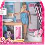 Muñeca Barbie y baño Deluxe