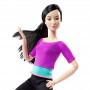 Muñeca Barbie Made To Move - Top Purpura