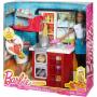 Set de juegos y muñeca Barbie cocinera de espagueti