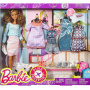 Set con modas Barbie Pink Passport (rubia)