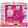 Pack de 2 modas Barbie Fantasía - Rosa y Plata