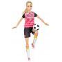 Muñeca Barbie movimiento sin límites futbolista
