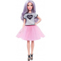 Muñeca Barbie Fashionistas Pink Tulle Skirt (Petite)