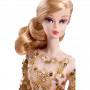 Muñeca Barbie con vestido de coctel Blush & Gold
