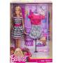 Muñeca y modas Barbie (Rubia)