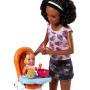 Muñeca y Playset Barbie Babysitters Inc.