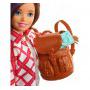 Skkiper Barbie Dreamhouse Adventures Vamos de Viaje, muñeca con accesorios