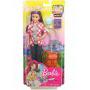Skkiper Barbie Dreamhouse Adventures Vamos de Viaje, muñeca con accesorios