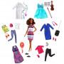 Set Barbie sueño de profesiones - 6 trajes de profesiones AA