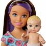 Muñeca y Playset Barbie Skipper Babysitters Inc.