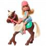 Muñeca y caballo Barbie Club Chelsea , rubia de 15 cm, con moda y accesorios