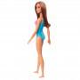Muñeca Barbie - Morena, en traje de baño