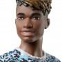 Barbie Ken Fashionistas Doll #153, Sculpted Dreadlocks & Animal-Print Sweatshirt