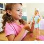 Barbie Spa Doll, Blonde, with Puppy and 9 Accessories