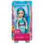 Muñeca Chelsea Sirena Barbie Dreamtopia, 6.5-inch con cola y pelo verde azulado