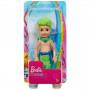 Muñeco Chelsea Tritón Barbie Dreamtopia, 6.5-inch, Verde