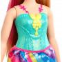 Barbie Dreamtopia Princess Doll - Blonde with Pink Hairstreak, Curvy
