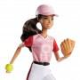 Muñeca Barbie y accesorios de sóftbol de los Juegos Olímpicos de Tokio 2020