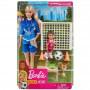 ​Barbie Soccer Coach Playset with Blonde Soccer Coach Doll, Student Doll and Accessories