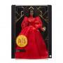Barbie Collector Mattel 75º Aniversario Muñeca (12-morena) con Vestido Rojo