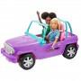 Vehículo todoterreno Barbie con ruedas giratorias