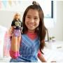 Muñeca Barbie Fashionistas 155 con cabello largo y rubio con camiseta estampada 