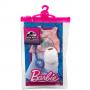 Paquete de modas Look Completo Barbie - Camiseta sin mangas y pantalones cortos rosas look dinosaurio