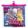 Paquete de modas Look Completo Barbie - Vestido y Top amarillo con dinosaurio
