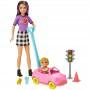 Muñeca y accesorios Barbie Skipper Babysitters Inc.
