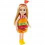 Muñeca Barbie Club Chelsea Dress-Up (6-inch) Disfraz de hamburguesa