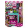 Set de juegos y muñeca Barbie Florista