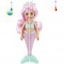 Muñeca Chelsea Serie Sirena Barbie Color Reveal con 6 sopresas