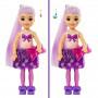 Muñeca Chelsea Barbie Color Reveal  Shimmer Series con 6 sorpresas