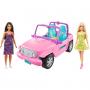 Muñecas y vehículo Barbie
