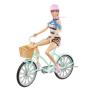 Muñeca, bicicleta y accesorios Barbie Holiday Fun