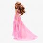 Barbie Crystal Fantasy Collection Muñeca de cuarzo rosa con collar de piedra genuina