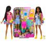 Muñeca Barbie y accesorios de Camping