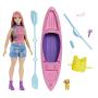 Muñeca Barbie y accesorios de camping
