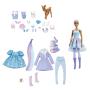 Barbie Color Reveal Calendario de Adviento, 1 muñeca y 3 mascotas, 25 sorpresas