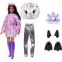 Muñeca Barbie Cutie Reveal - Muñeca con disfraz de búho con mascota, cambio de color, brillo de copo de nieve