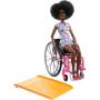 Muñeca Barbie Fashionistas 196 - Muñeca Barbie con silla de ruedas y rampa