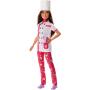 Muñeca Barbie y accesorios, muñeca Chef pastelera profesional