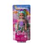 Muñeca Chelsea Barbie inspirada en unicornio con cabello verde, juguetes de unicornio
